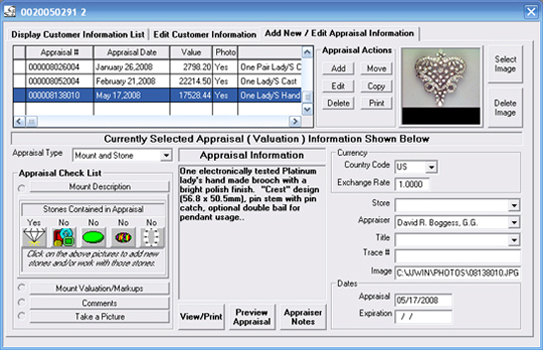 GemGuide Jewelry Appraisal Software for Windows